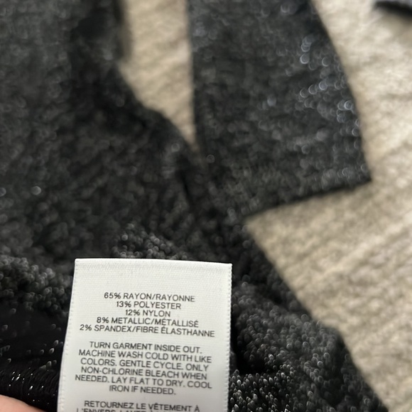 Express Sweater Dress in Black Metallic 🆕 - Picture 6 of 6